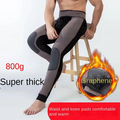 Men's Alpaca Wool Thermal Stretch Leggings