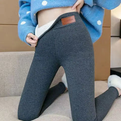 Women Thermal Leggings Winter Warm Sexy Elastic Translucent