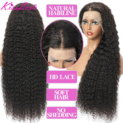 Deep Wave HD Transparent Lace Front Wig Glueless