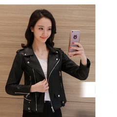 Faux Leather Women Jackets