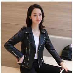 Faux Leather Women Jackets