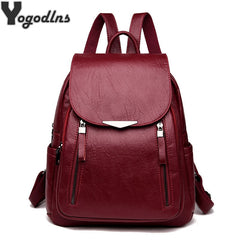 Backpack PU Leather Handbag