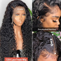 Deep Wave Lace Frontal Wigs