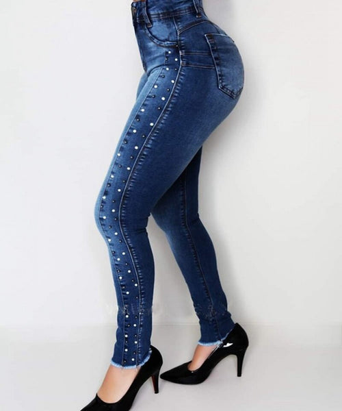 High waist jeans Slim Skinny