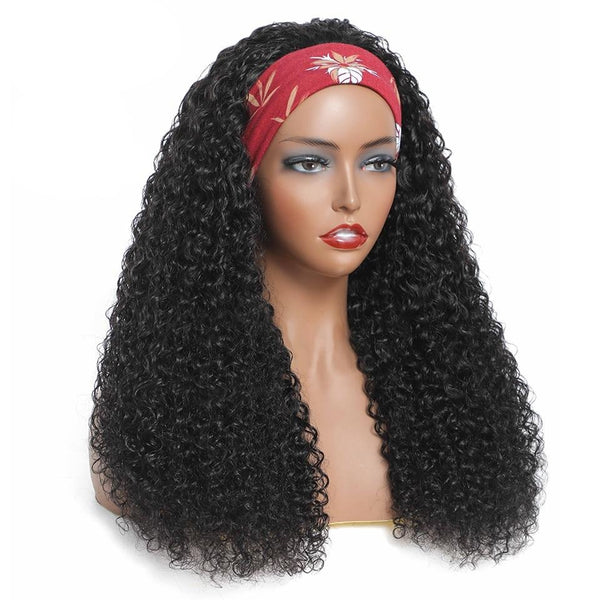 Brazilian Curly Hair Headband Wig