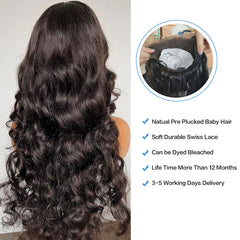 Pre Plucked Wave Hd Lace Frontal Wigs