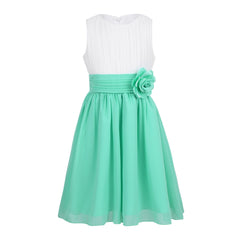 Girls Pleated Princess Dress