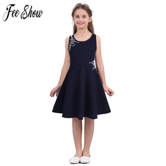 Kids Girls Sleeveless Dress