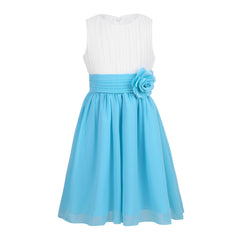 Girls Pleated Princess Dress