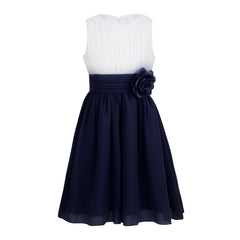 Girls Pleated Princess Dress