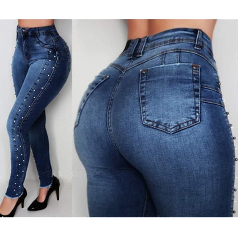 High waist jeans Slim Skinny