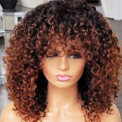 Lace Wig Afro Kinky Curly Wig Human Hair