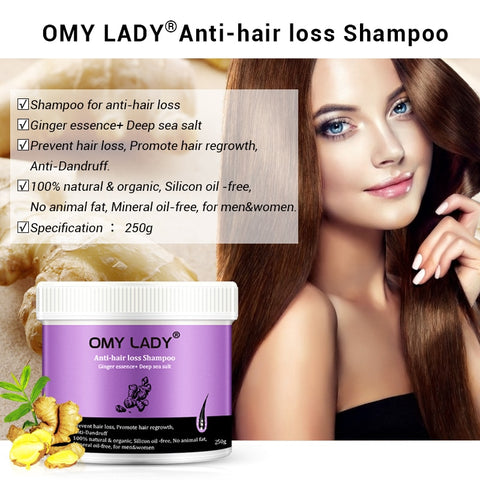 Shampoo Organic Anti-loss Hair and fast Growth hair For Men and women