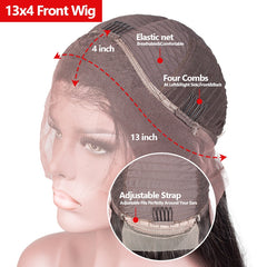 Bone Straight Full Lace Front Human Hair Wigs