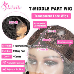 Deep Curly Lace Wig Bob Human Hair