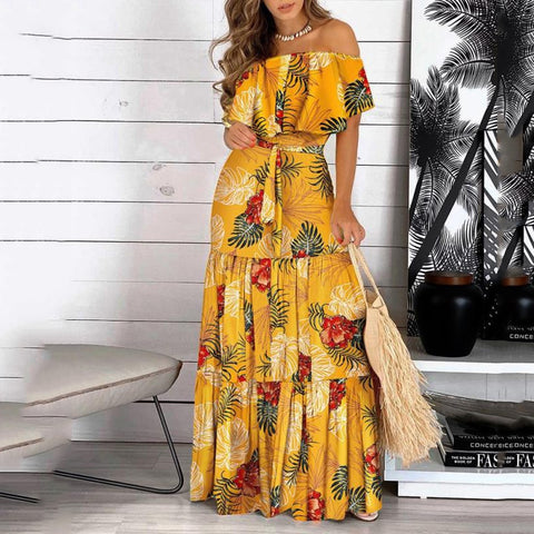 Print Long Summer Dress