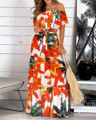 Print Long Summer Dress