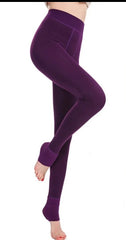 Winter Thermal Warm Leggings Women High Waist Tights