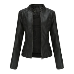 Leather Jacket Ladies Outerwear