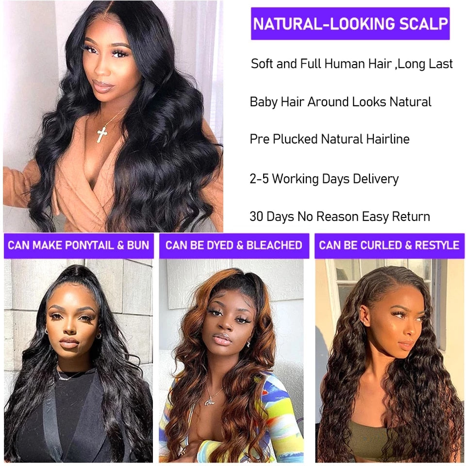 360 Full Lace Wig Human Hair Extension