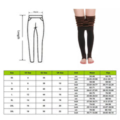 Winter Thermal Warm Leggings Women High Waist Tights