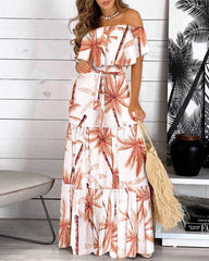 Print Long Summer Dress