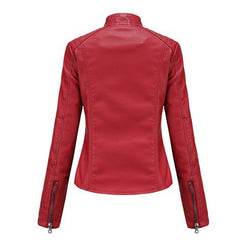 Leather Jacket Ladies Outerwear