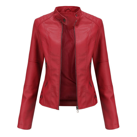 Leather Jacket Ladies Outerwear